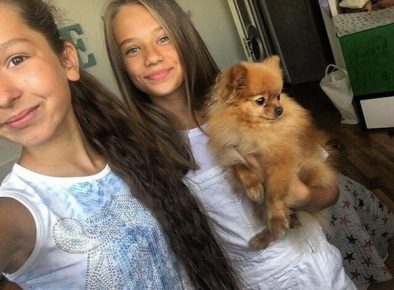 Katya s pomeranskim špicom